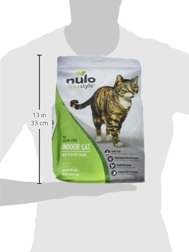 Nulo Indoor Grain Free Dry Cat Food With Bc30 Probiotic (Duck & Lentils Recipe, 5Lb Bag)
