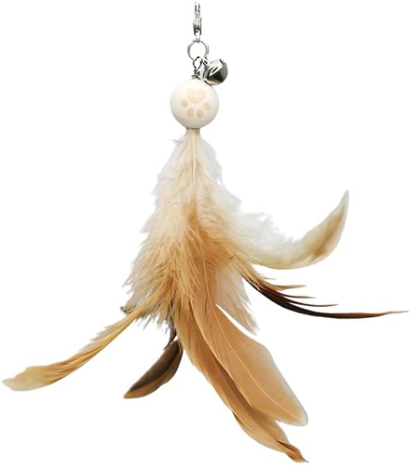 Interactive Play Set - Set of 5 Replacement Toys: Mouse, Duck, Feathers, Balls & Worm Heads - Engaging Cat Toys with Realistic Designs for Endless Fun