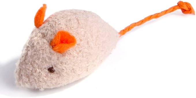 MEETCARE Cat Toy Interactive Toy Mouse Shaped Toy - (3 Pack),Small Breeds (Catnip)