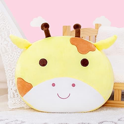 Lazada Giraffe Plush Kids Pillow Toy Soft Baby Girl Gifts Animal Pillows Yellow 15 Inches