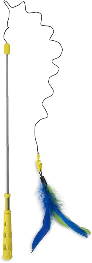 JW Pet Cat Telescopic Flutter-ee Feather Wand