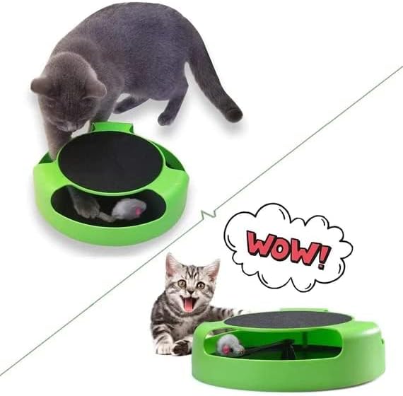 Dynamic Cat Entertainment, and Endlessly Fun Cat Interactive Toy (Cat Scratching Pad)