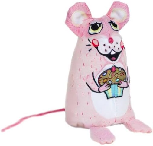 FUZZU Sweet Baby Mice Cat Toy|Cat Toy Catnip | Interactive Cat Toy | Stimulating Cat Toy | Organic Catnip | Pink
