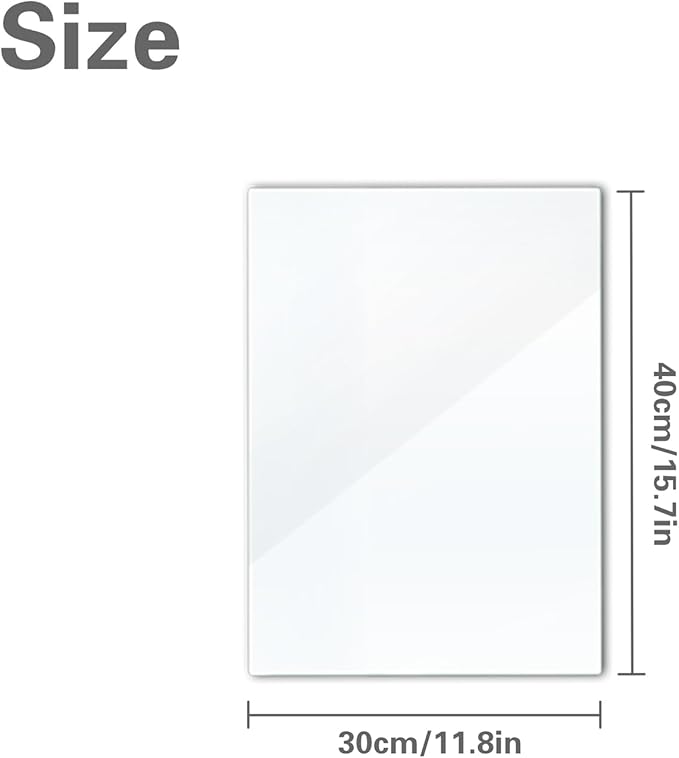 3 PCS Cat Litter Box Pee Shields with 1 Nano Tape, Keep Litter in The Pan, Easy Clean Transparent Cat Litter Box Pee Splash Guard for Open Top Cat Litter Box 15.8×11.8in