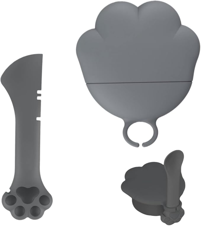 2Pcs Can Lids Supplies Set,Many Sizes Dog Cat Food Can Lids,Food Safe BPA Free Pet Food Can Covers for Pets Dogs Cats Feeding Can (black-2)