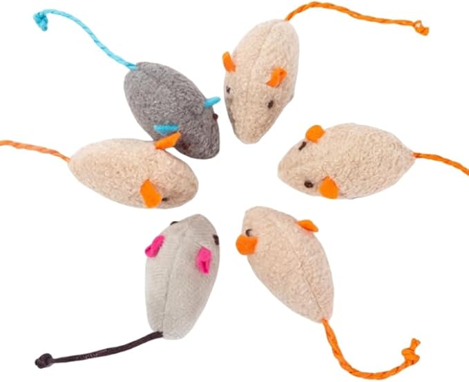 Interactive Cat Toy Mouse - Mouse Toys for Cats, CAT Toy Mouse, CAT Mouse Toy - Engaging & Durable Mouse Toys for Active Play (5 Pack)