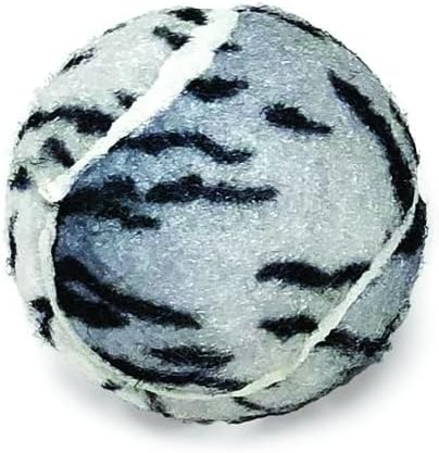 CAT DANCER Products Jungle Pattern Cat Balls (Pack of 4), Interactive Cat Fetch Toy for Exercise with Bead Inside, Toys to Entertain Indoor Cats and Kittens, All Breed Sizes