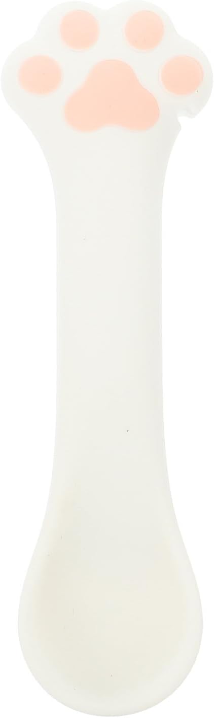 Mipcase Cat Food Mixing Spoon Silicone Dog Cat Food Spoon Cat Paw Design Multi- Functional Pet Food Can Spoon Manual Can Opener Dog Wet Food Spoon Cat Feeding Scoop Cat Canned Food Lid