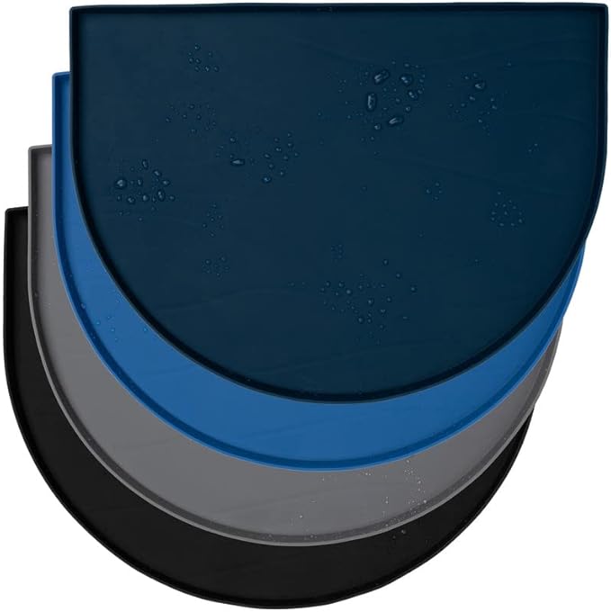 Leash Boss Fountain Mat, Silicone Water Mat Designed for Pet Fountains, Dog Gravity Water Bowls, Automatic Dispensing Cat Feeders