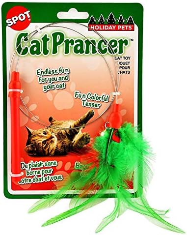 Ethical Pets Holiday Teaser Wand Prancer Cat Toy, 44" (Holiday, 44")