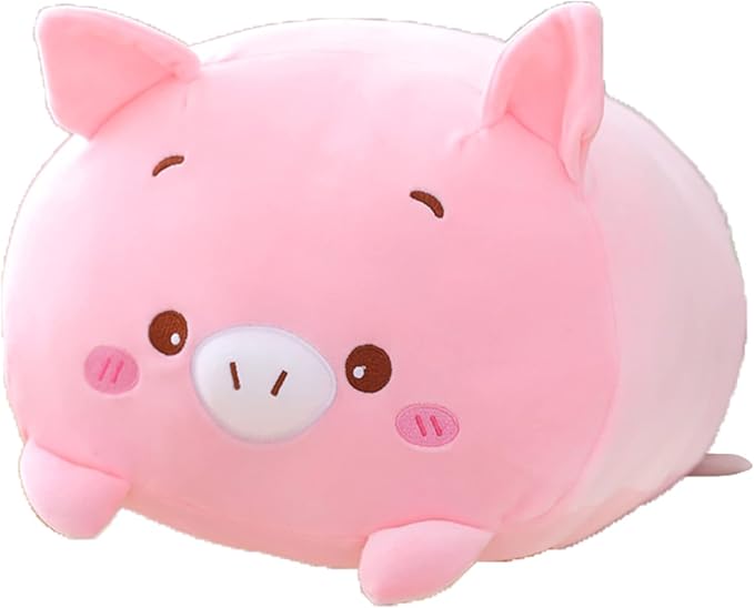 Cute Plush Squishy Animal Pig, Super Soft Hugging Toy, Kids Kawaii Sleeping Pillow, 8-Inch
