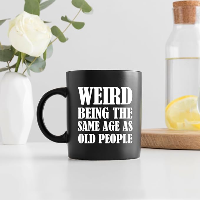 Birthday Gifts for Men Women - 11 Oz Coffee Mug Cup - Christmas Gifts Funny Unique Gift Ideas for Grandpa Dad Father Husband Him 30th 40th 50th 60th 70th 80th