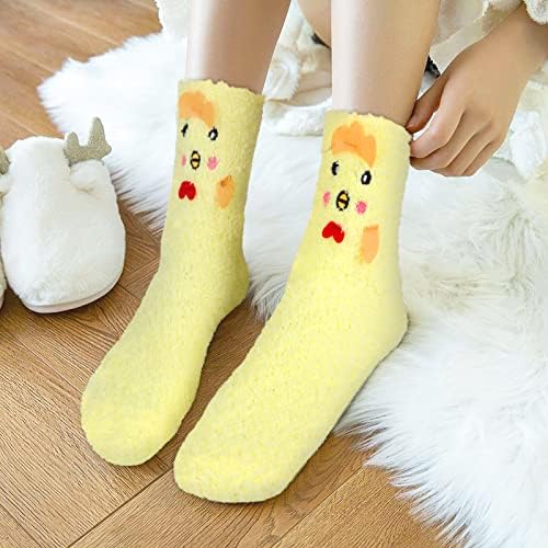 Benefeet Sox Cute Fuzzy Socks for Women Girls Fluffy Warm Cozy Novelty Slipper Socks Funny Animal Plush Sleeping Socks