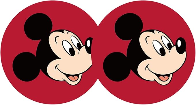 Car Cup Holder Coasters, 2PCS 2.75" Cute Red Car Coasters Car Cup Holder Insert Coasters Car Decoration Gifts by FLYEEGO