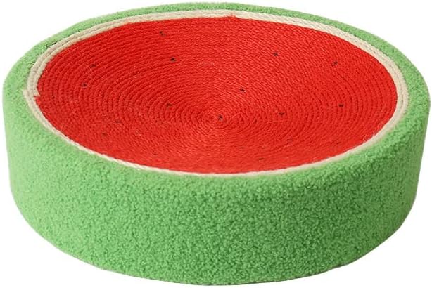 Fruit Cat Scratching Board,Sisal Cat Scratching Board,Orange Cat Litter,Fruit Coconut Cat Scratching Basin,Green Cat Bed,Watermelon Cat Scratching Board,Wear-Resistant Cat Cat Products (Watermelon)
