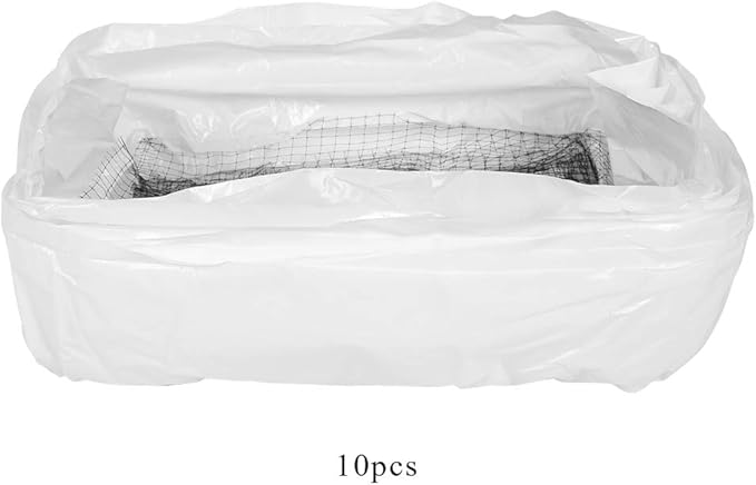 10Pcs Cat Litter Box, Liners Super Strong Cat Sand Sifter Bag Puppy Kitty Kitten Pan Liner Reusable Cat Litter Tray Sifter Bag