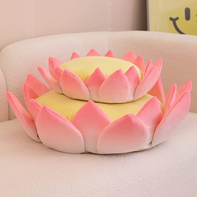 Cat Mattress Flower Cat Sofa Bed Cute and Comfortable Cat Nest Cushion Thickened Non-Slip Three-Dimensional Pet Bed Multifunctional Cushion Indoor Cushion (S)