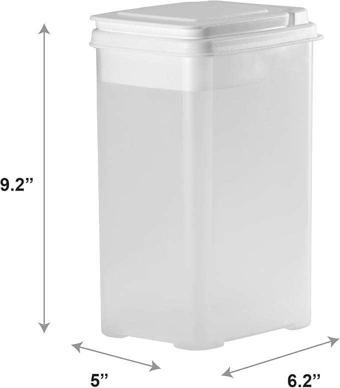 Buddeez Pet Food Storage Solution (Set of 3) - 32QT, 4QT & 2QT BPA-Free Containers with Scoop & Pour Spout for Dry Food, Treats, Chews, Made in USA.