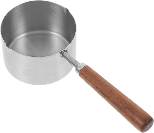 Milisten Dog-Cat Food-Scoop: 1-Cup capacity Measuring Cup with Wooden Handle, Pet Food Scoop for Dog, Cat, Ferret and Rabbit Pet Food