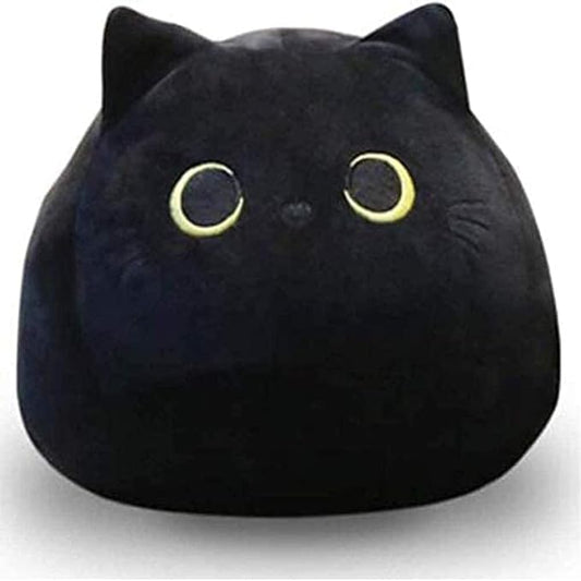 Black Cat Stuffed Animal Plush Toy Creative Cat Shape Soft Pillow Pillow Toys Gifts Cute Stuffed Animal Dolls for Girlfriend Kids Baby Girls 40cm15.7in