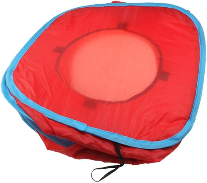 Emours Flexible Collapsible Cat Cube Kitty Play Bed Expandable Tunnel Cat Toys,Red