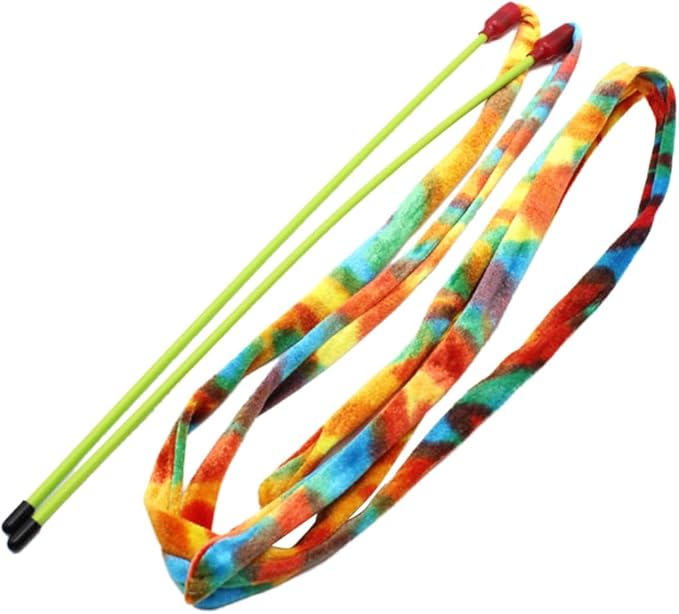 FOMIYES Toys Toy Teaser Toy Cat Teaser Wand Cat Teaser Rod Cat Toy Stripe Feather cat Toy cat Bell Ball