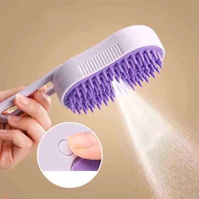 2024 Multifunctional Pet Grooming Brush - 3-in-1 Detangling and Massage Comb for Removing Loose Hair from Cats and Dogs