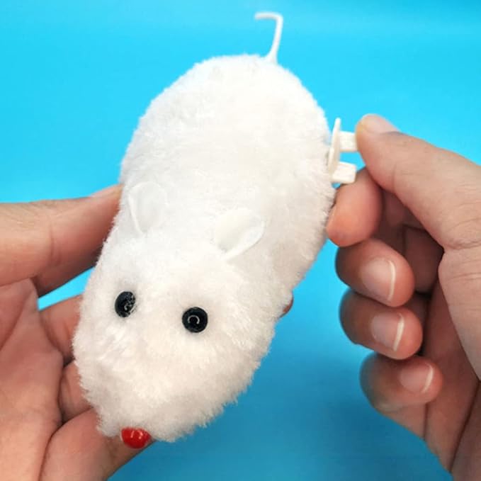 Kisangel Puppy Toys Puppy Toys Puppy Chew Puppy Teething 4pcs Wind Up Mice Clockwork Racing Mice Interactive Cat for Cat Kitten Party Favor Puppy Chew Puppy Teething Kitten Toys Kitten Toys