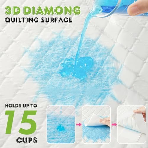 45 Count Cat Pads Refills Compatible with Tidy Cats Breeze Litter System, Fresh Scented Cat Liner Pads for Litter Box, Upgraded Super Absorbent Cat Pee Pads, 16.9"x11.4"