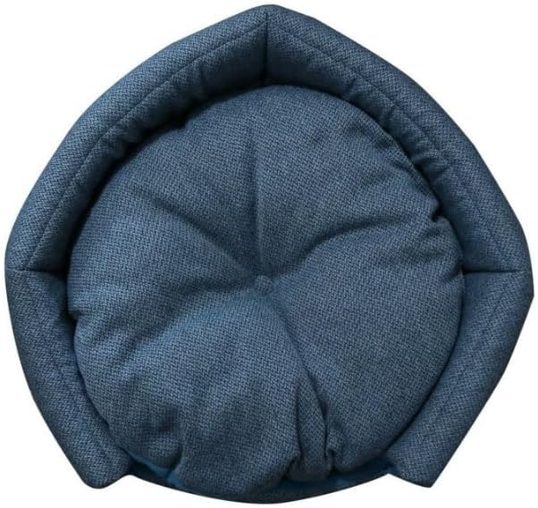 Travel Cat Meowbile Indoor Cat House - 25x18x17 inches Premium Convertible and Durable Hideaway Cat Bed and Cave (Blue, Medium)