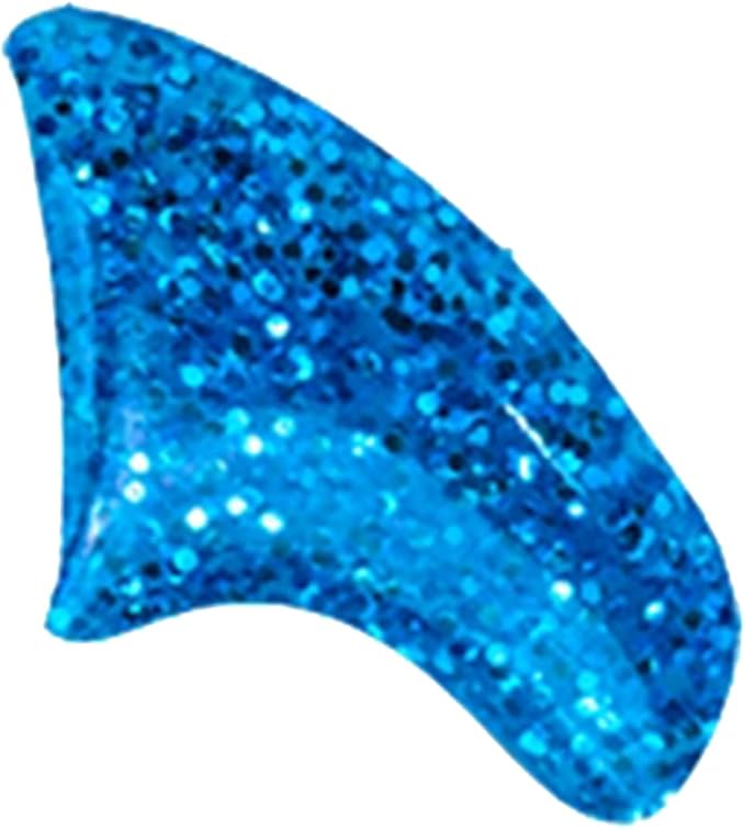 40 Pack Soft Nail Caps for Cat Claws Blue Glitter Kitten