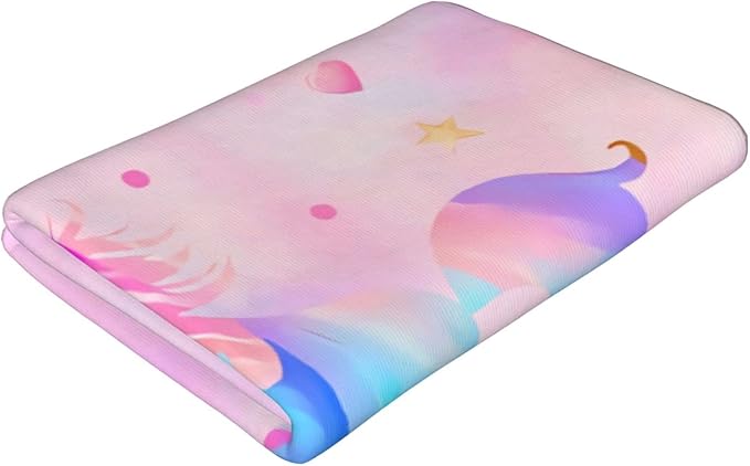 Unicorn Beach Towel for Girls, Personalized Beach Towels for Kids Microfiber Beach Towels Bulk, Cute Beach Towel, Quick Dry Pool Towel 30"x 60"