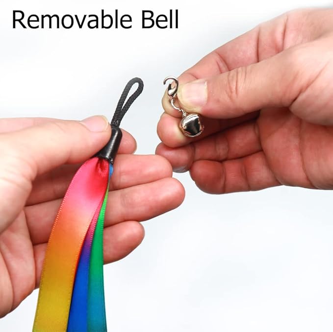 LASOCUHOO Cat Wand Toys Refills, Cat Wand Replacement, Assorted Teaser Refills with Bell for Most Cats, Kittens