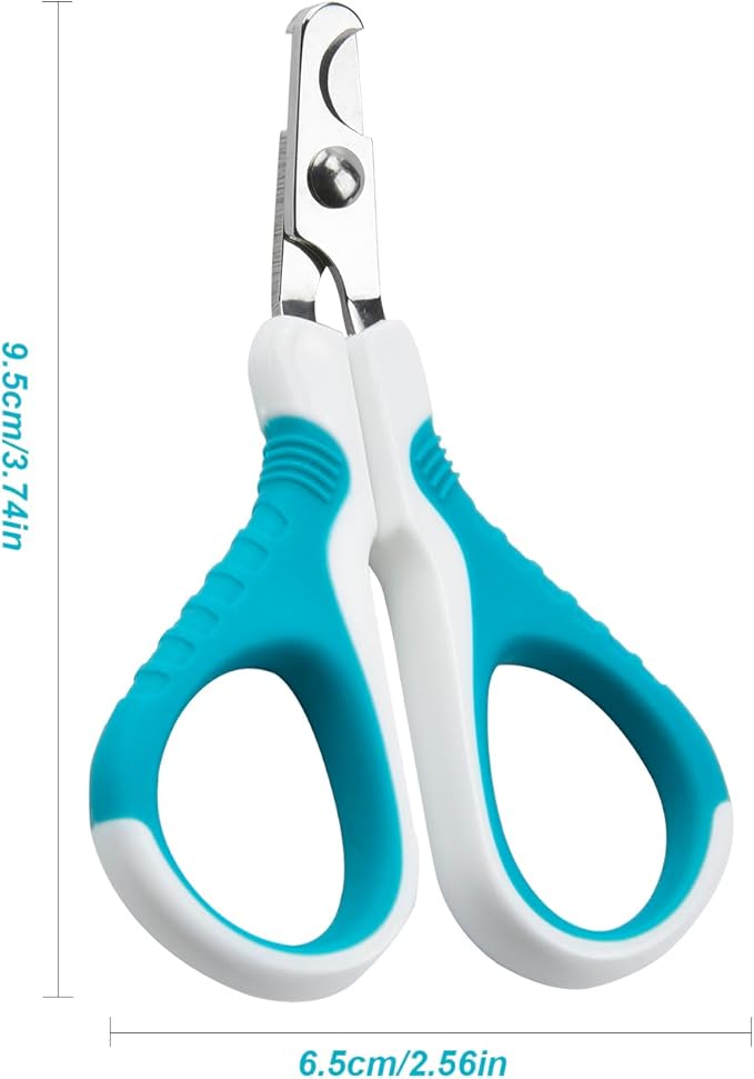 AKIRO Cat Nail Clipper, Cat Claw Trimmers, Pet Nail Clippers for Small Animals, Cat Claw Clippers, Cat Clippers for Nails, Kitten Nail Clipper, with Safety Guard and Sharp Angled Blade