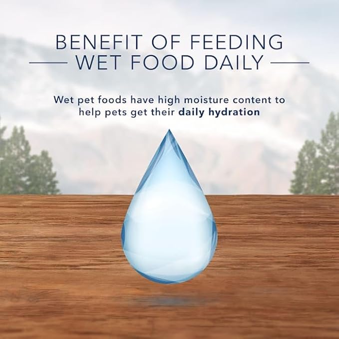 Blue Buffalo Wilderness High Protein Grain Free, Natural Adult Pate Wet Cat Food Variety Pack, Chicken, Salmon, Duck, and Turkey, 3-oz Can, 24 Count