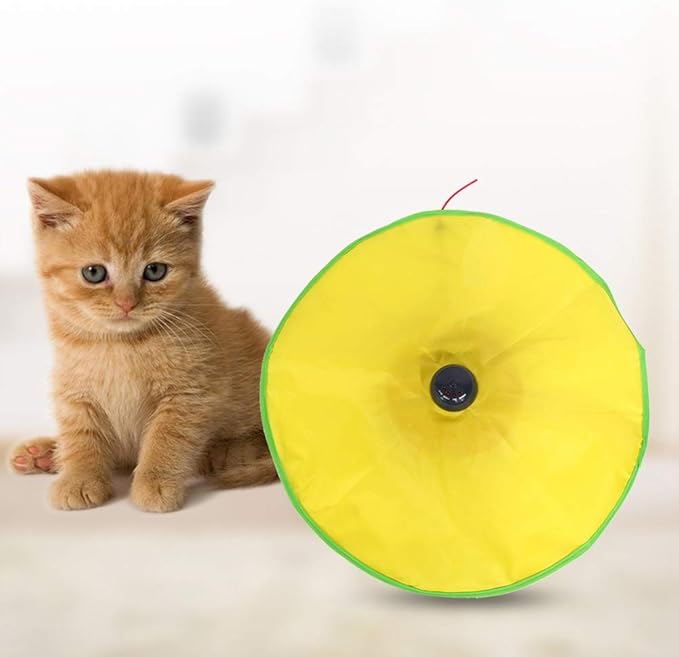 Interactive Cat Toys, Cat Toys for Indoor Cats, Moving Cat Toys, Cat Chasing Toy, Undercover Clawing Mouse Moving Wand Toy Play Under Blanket Electronic Concealed Cat Toy for Training Exercise