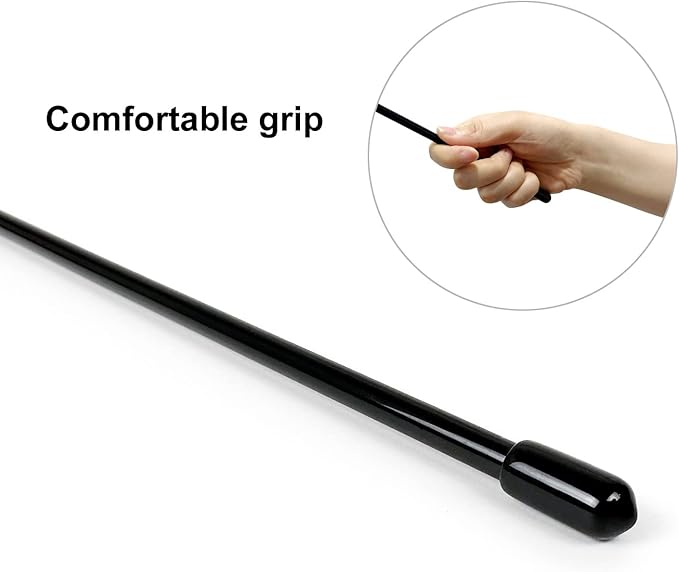 Cat Wand Toys, Flexible Spring and 4PCS Cat Feather Toys Cat Teaser Toy Refills, Interactive Cat Toy Wand Kitten Toys for Indoor Cats and Kitten to Play Chase Exercise…