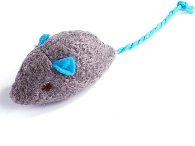 MEETCARE Cat Toy Interactive Toy Mouse Shaped Toy - (3 Pack),Small Breeds (Catnip)