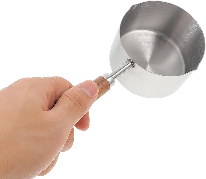 Milisten Dog-Cat Food-Scoop: 1-Cup capacity Measuring Cup with Wooden Handle, Pet Food Scoop for Dog, Cat, Ferret and Rabbit Pet Food