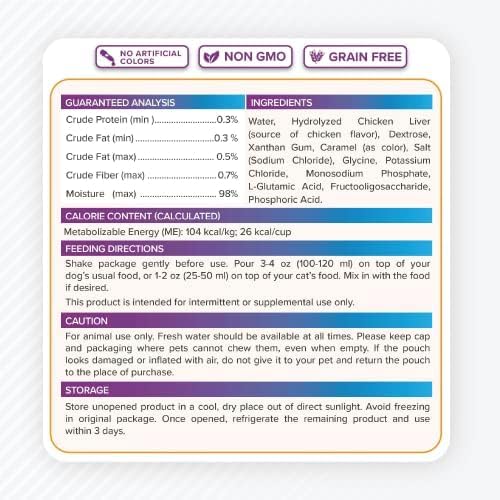 YummyRade – Pet Meal Topper for Dry Cat Food | Healthier Gravy Meal Enhancer & Tasty Low Calorie | Grain Free, Chicken Flavored | Flavor-Boosting Gravy Topper Pets Love! | 250ml x 3