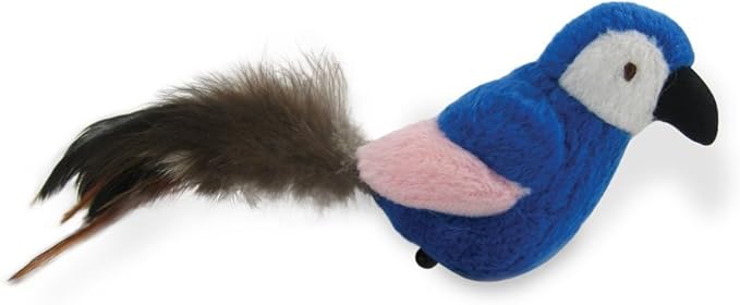 Petlinks Parrot Tweet Electronic Sound Cat Toy, Catnip Filled, Battery Powered - Randomly Selected Color, One Size