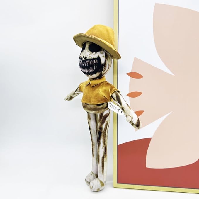 Zoon Nomaly Smile cat Plush Toy,Horror Game Plush Toy Makes a Great Gift for Fans and Friends Pillow Cosplay Cute Fans Collection Gift（Zoo-Keepers）