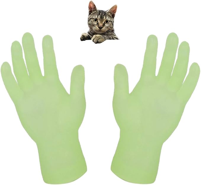 Cat Toys Portable Tiny Finger Hands (High Five Mini Pack) Left & Right