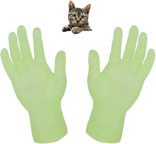 Cat Toys Portable Tiny Finger Hands (High Five Mini Pack) Left & Right
