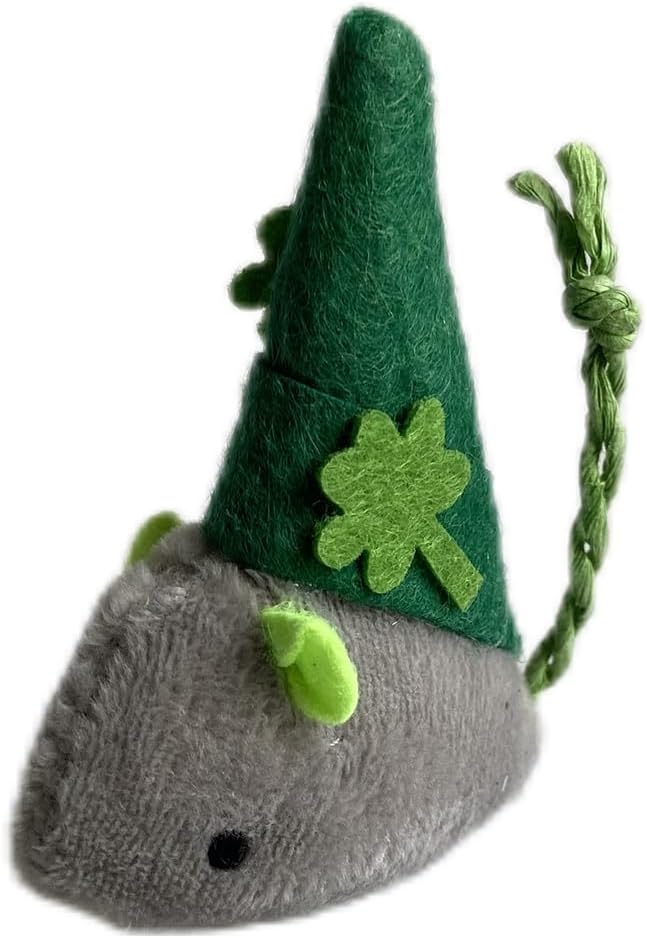 St. Patrick's Day Cat Toy Catnip Toy Mouse Toy-6 Packs