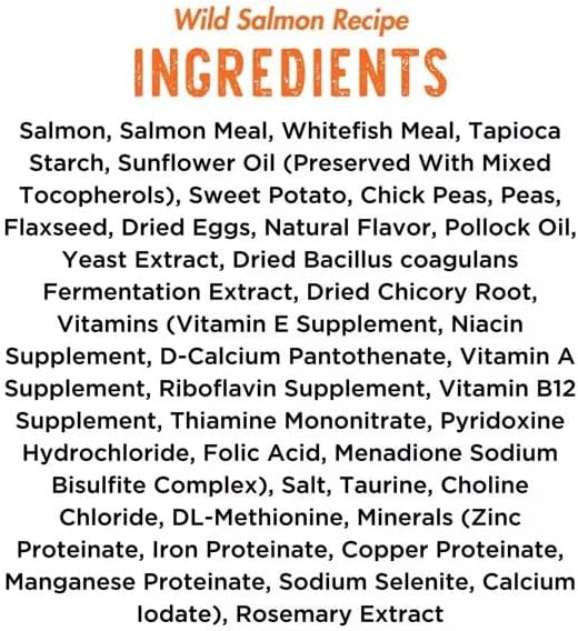 Wild Salmon Fish Recipe Adult Dry Cat Food | Made with MSC-Certified Sustainable Salmon | Rich Source of Omega-3s | 3.5 Lb Bag