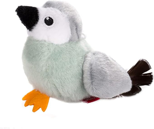 Cat Toys Bird Simulation Cat Toys Cute and Vivid Cat Toy for Cats Play and Exercise Pet Indoor Dancing Playing Toy (White)