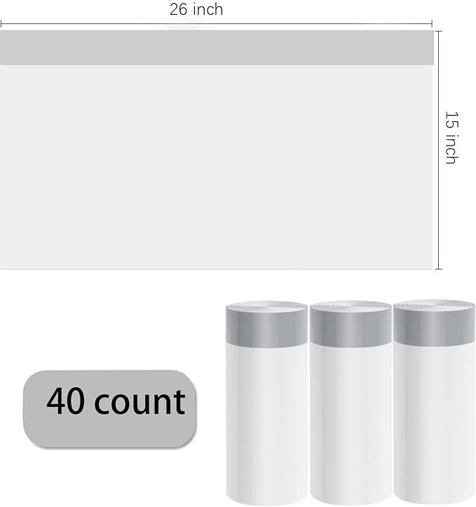 60 Count Cat Litter Box Liners Bags For Litter Robot 4 and 3, 26.5" X 16.7" Drawstring Litter Robot Liners Bags For Self-Cleaning Litter Box,Thick And Heavy Duty Litter Robot Waste Bags