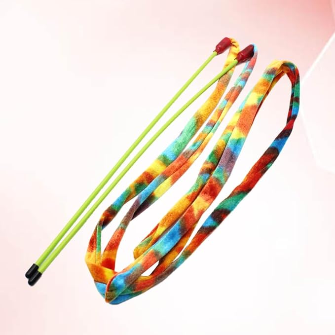 FOMIYES Toys Toy Teaser Toy Cat Teaser Wand Cat Teaser Rod Cat Toy Stripe Feather cat Toy cat Bell Ball