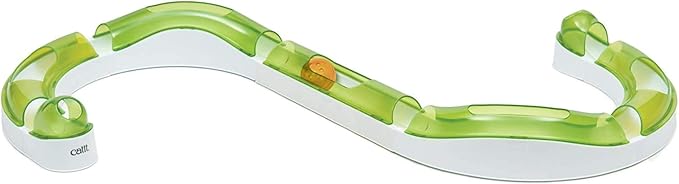 Catit Senses 2.0 Wave Circuit Interactive Cat Toy - 8-Piece Closed-Track Ball Toy for All Breed Sizes